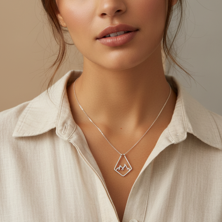 Yosemite Silver Necklace