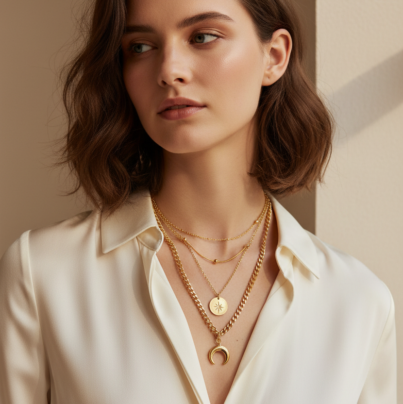 Astra & Luna Layered Necklace