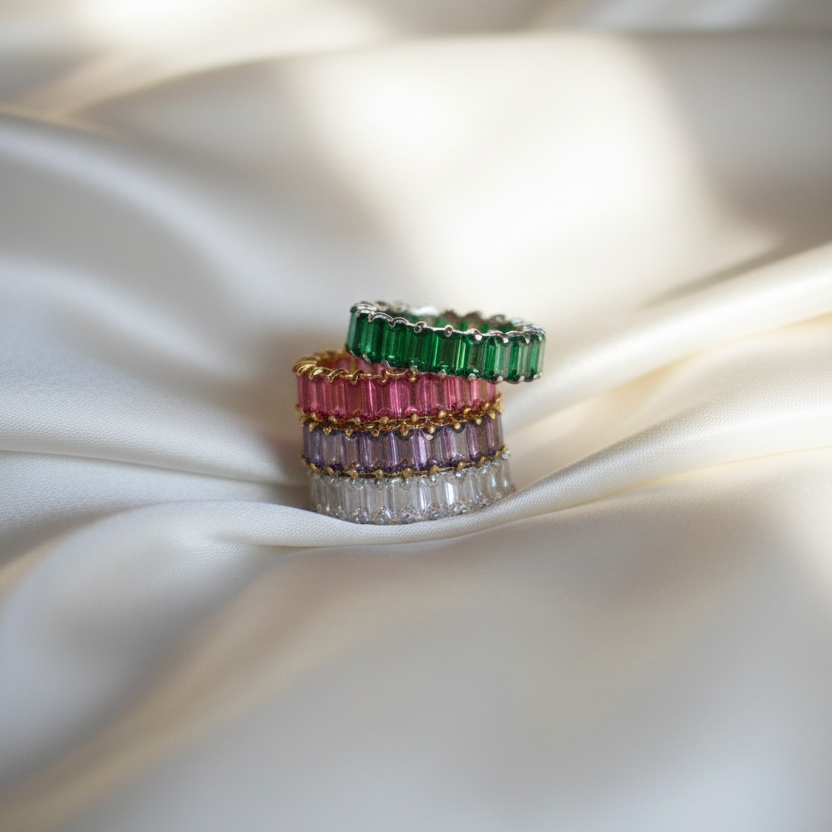 Violet Eternity Ring