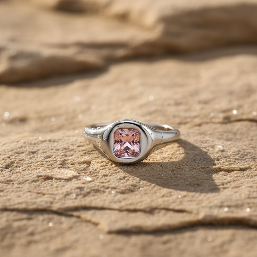 Roselle Ring - Silver