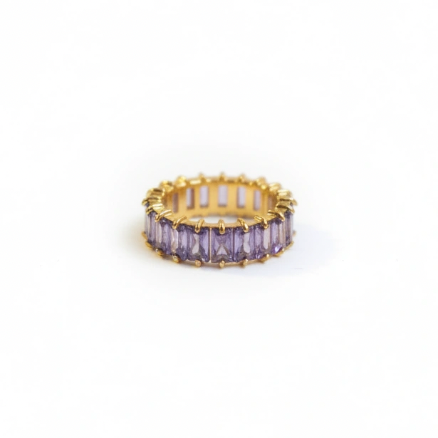 Violet Eternity Ring
