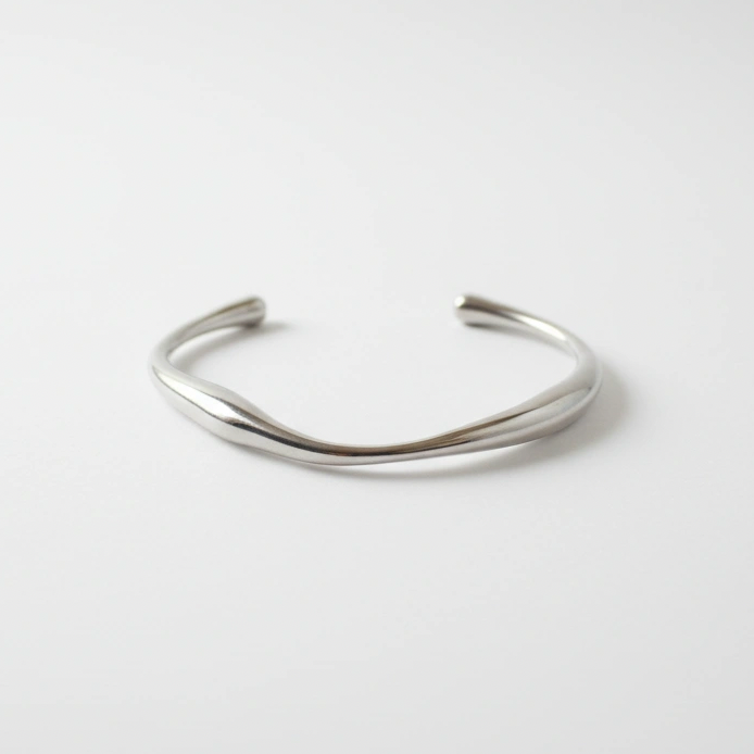 Aegean Wave Cuff - Silver