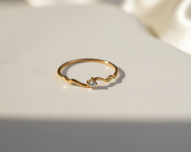 Sunlit Tide Ring