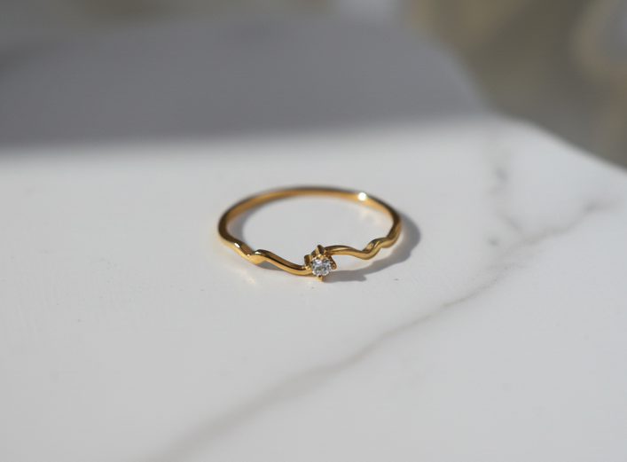 Sunlit Tide Ring