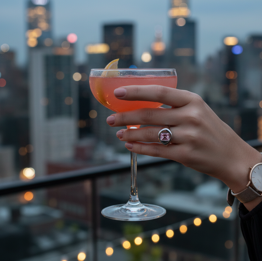 Roselle Ring - Silver