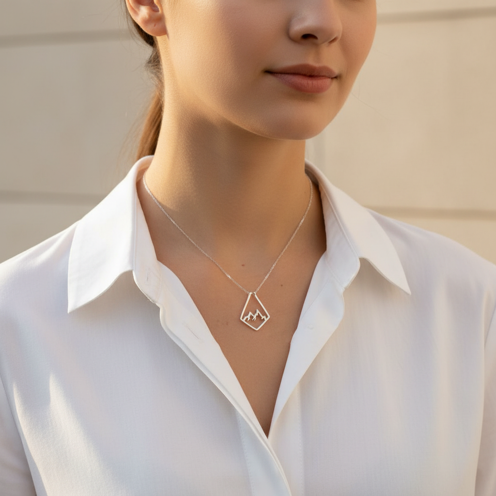 Yosemite Silver Necklace