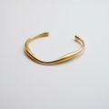 Aegean Wave Cuff - Gold